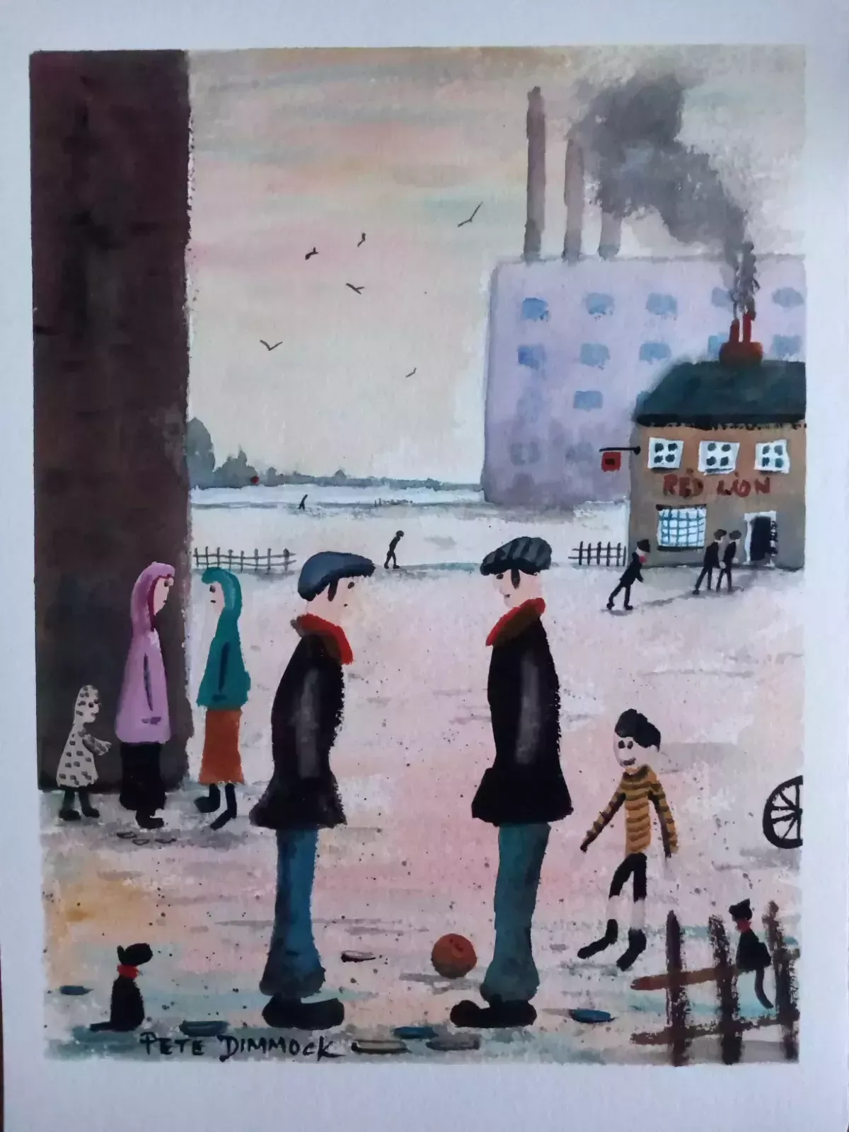 Watercolour Painting By Northern Artist Pete Dimmock photo Art