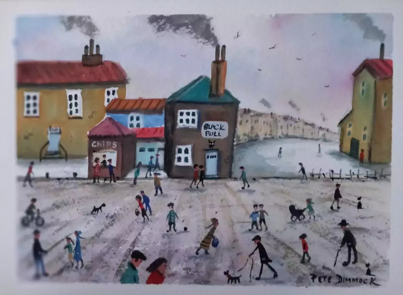 Watercolour Painting By Northern Artist Pete Dimmock photo 60.0