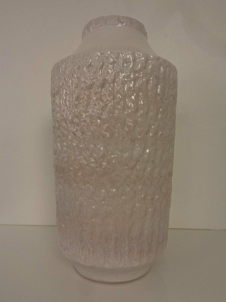 Large White 211 55 Ceramic Vase From Carstens Tönnieshof, 1970s