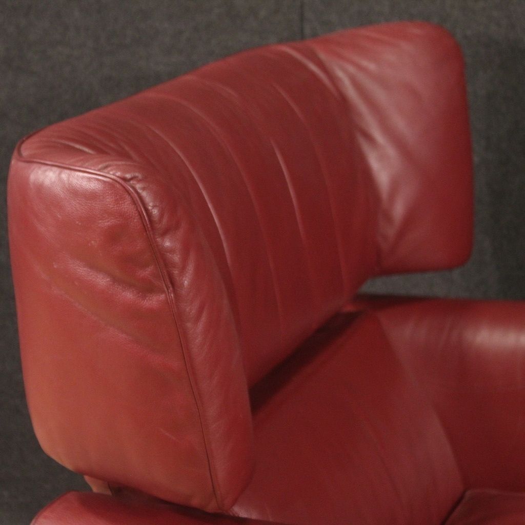 Italian Armchair With Footstool From The 80s photo 3000.0