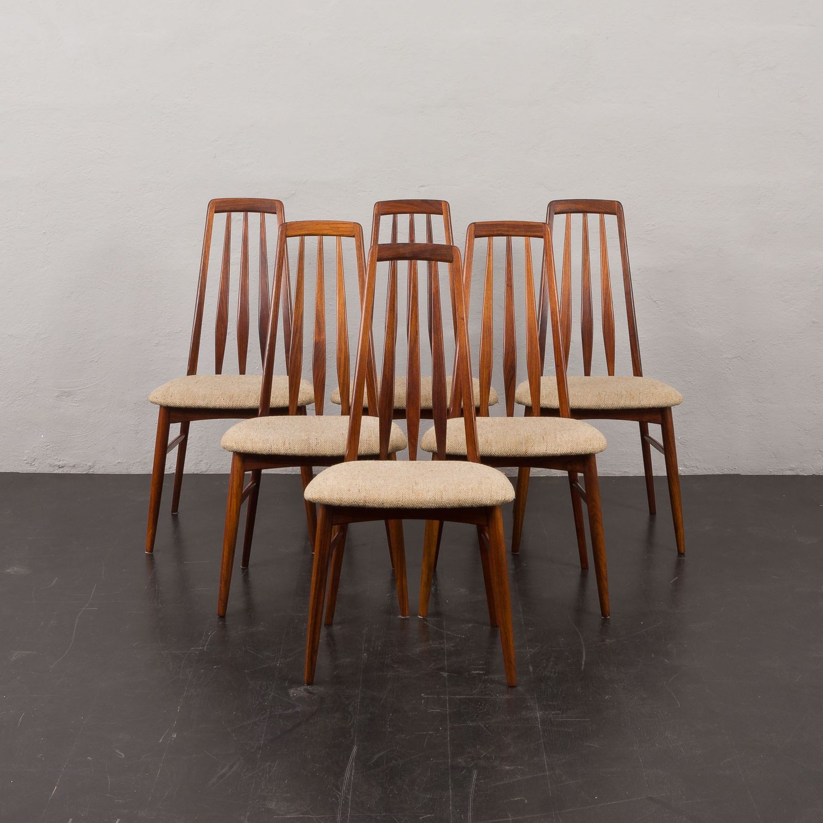 Danish Rosewood Dining Chairs Eva By Niels Koefoed For Koefoeds Hornslet, 1960s photo Furniture