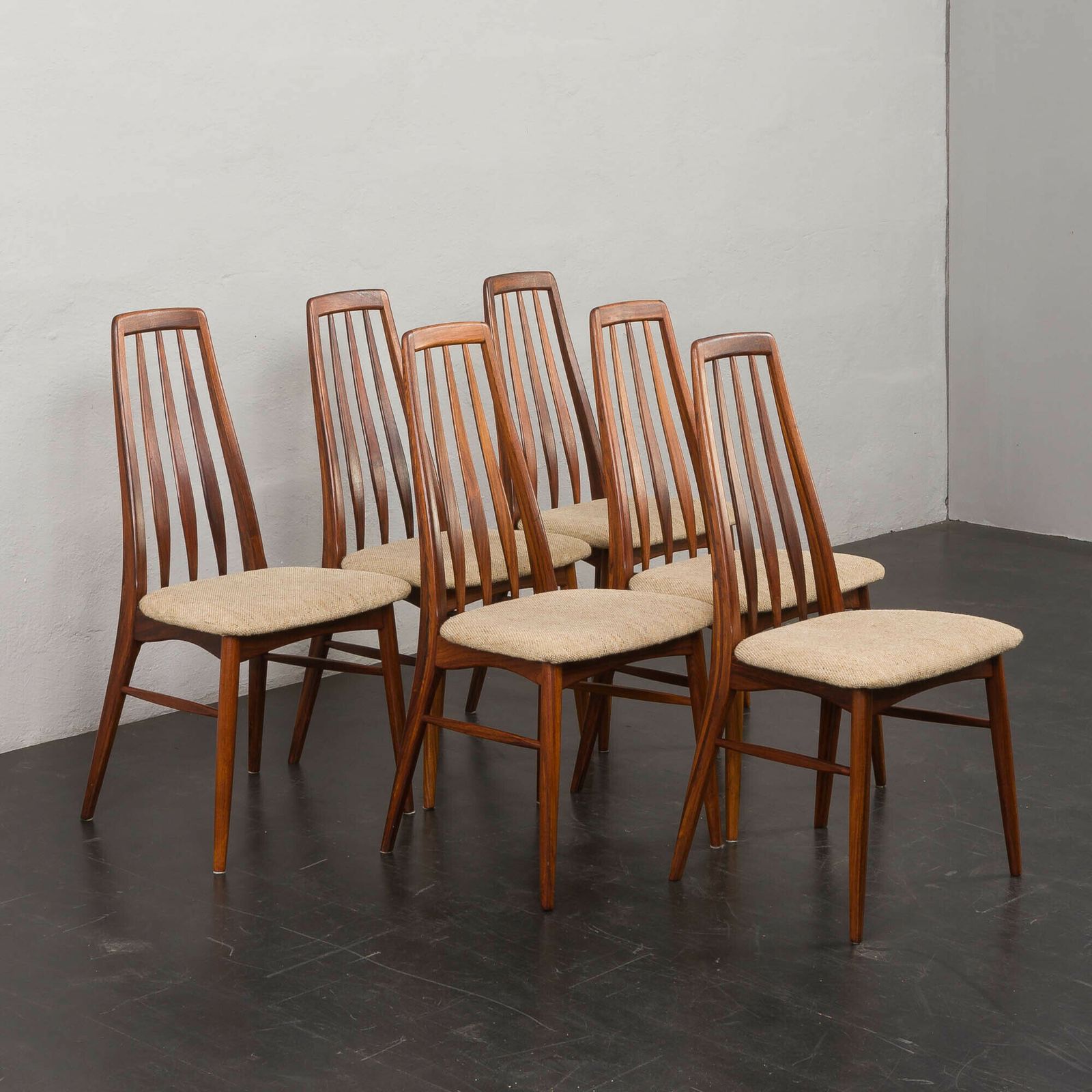 Danish Rosewood Dining Chairs Eva By Niels Koefoed For Koefoeds Hornslet, 1960s photo 3429.0