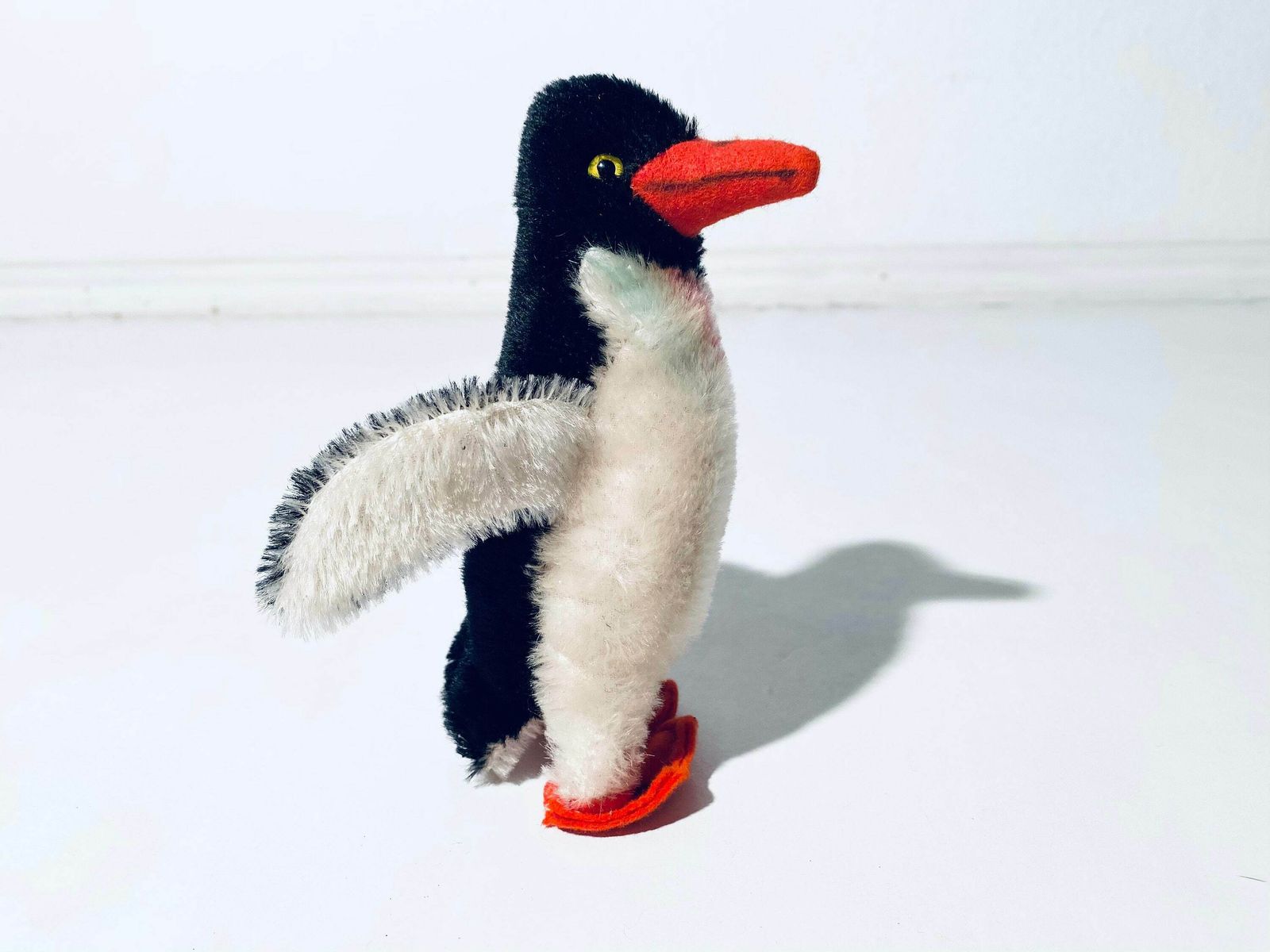 Hermann Stuffed Penguin Toy / 1960s Vintage / Germany photo for sale