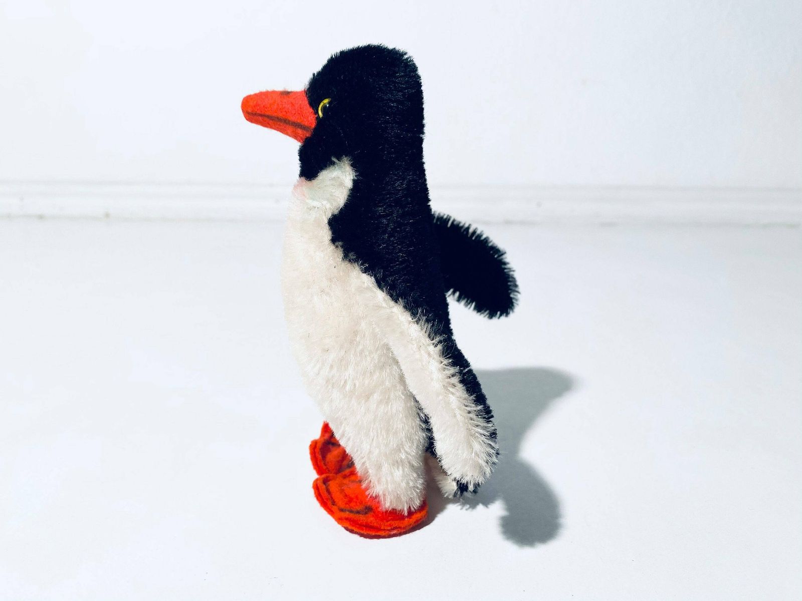 Hermann Stuffed Penguin Toy / 1960s Vintage / Germany photo 51.0
