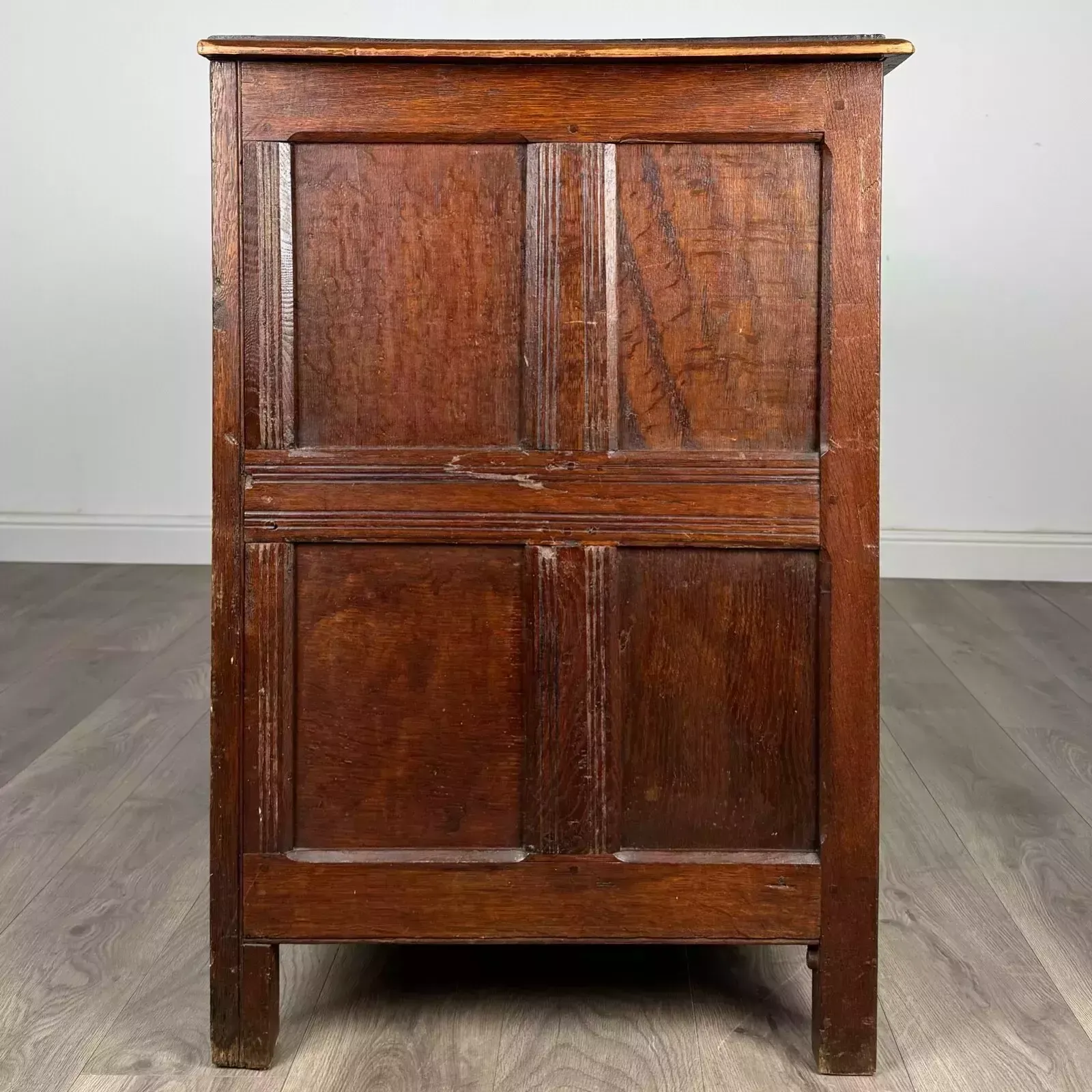 Antique 18th Century Coffer Of Unusual Size In Oak photo buy