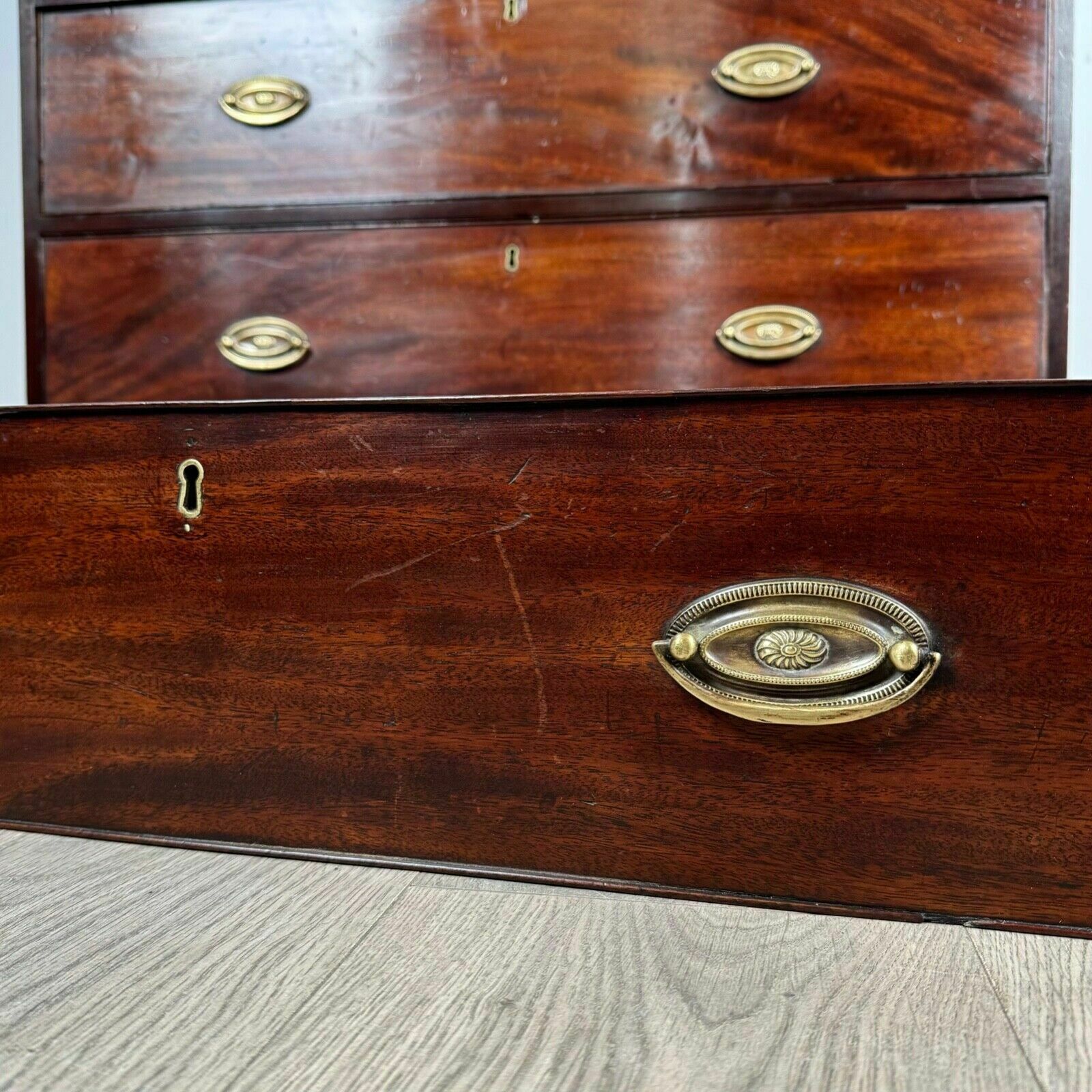 photo for sale Antique 18th Century Chest On Chest In Mahogany