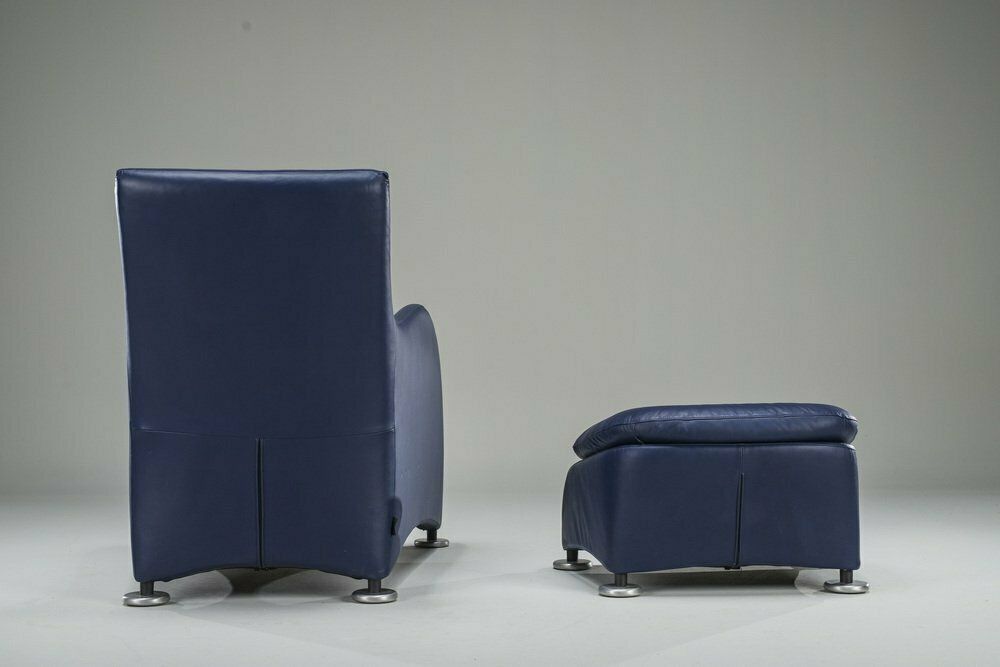 Loge Armchair & Footstool By Gerard Van Den Berg For Montis, 1990s, Set Of 2 photo vintage