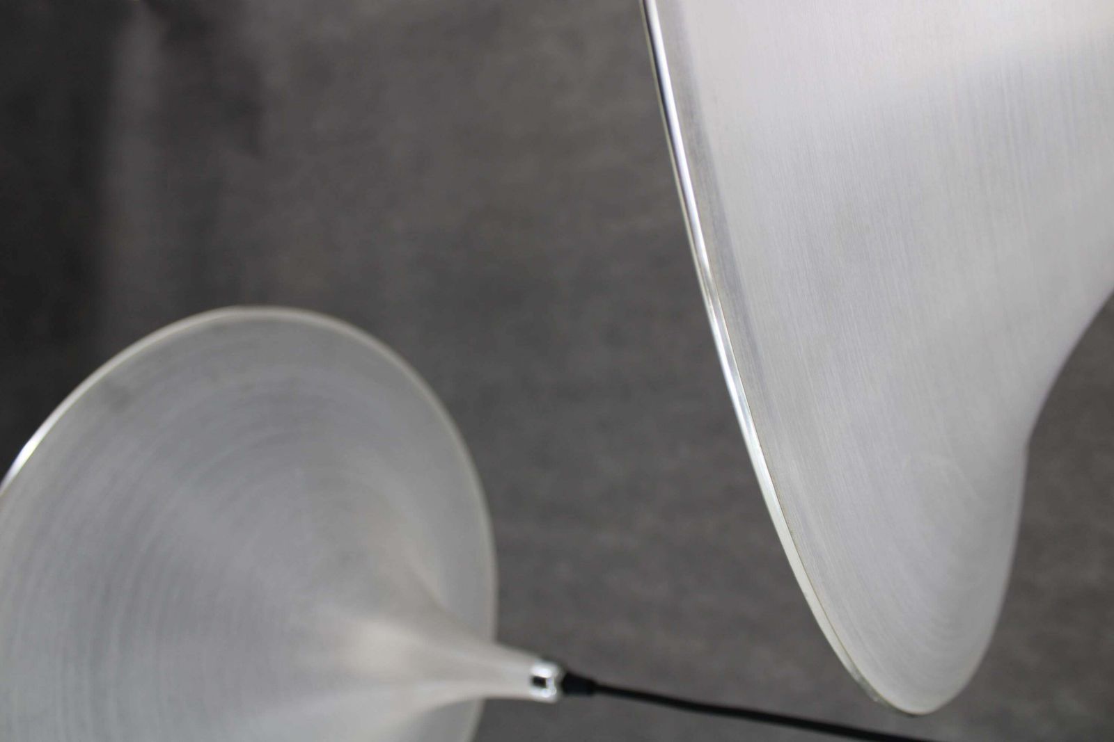 1970s Pair Of Guzzini "Trumpet" Pendant Lamps By Meblo , Italy photo vintage