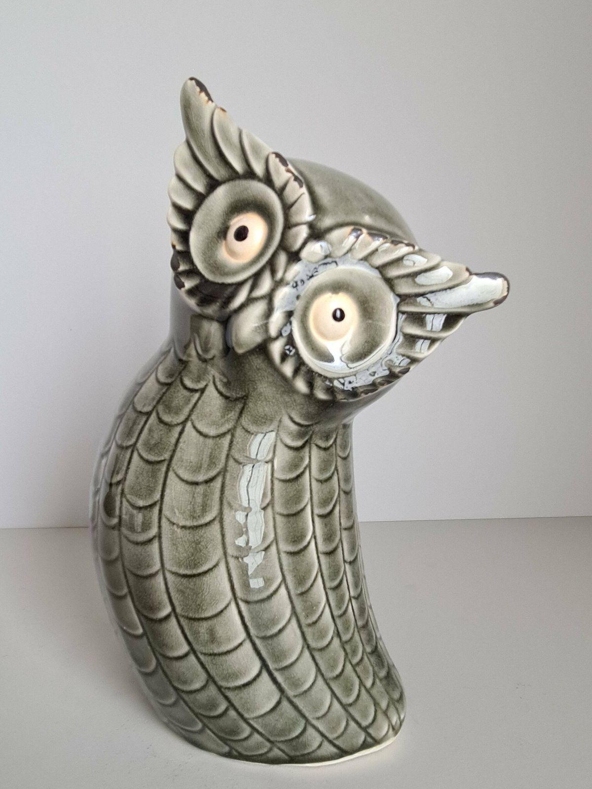 Owl Or Decorative Owl / Collection / Ceramic / Vintage / France / 60s / Mid Century / 20th Century / French Riviera photo vintage