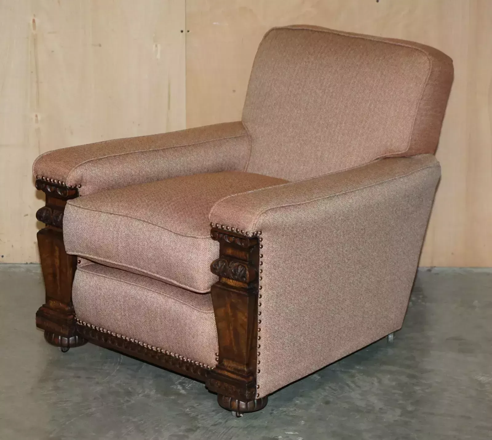 Pair Of Exquisite Antique William IV Flamed Mahogany Circa 1830 Club Armchairs photo furniture