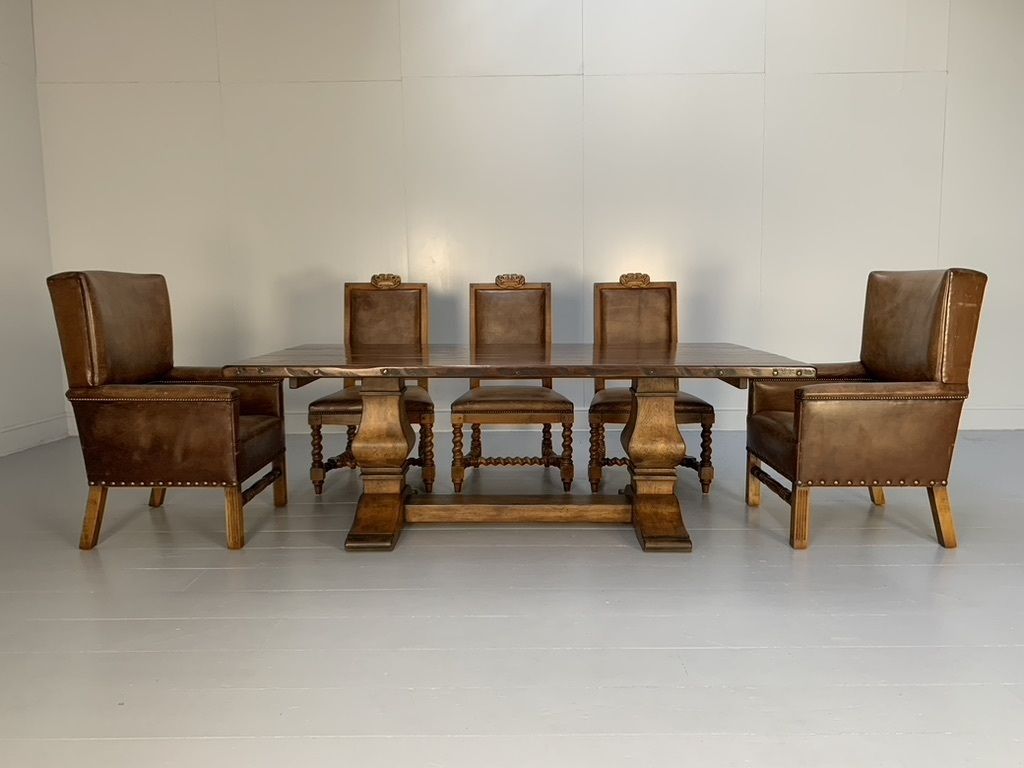 Ralph Lauren “Polo” Dining Table & 8 Chair Suite photo for sale