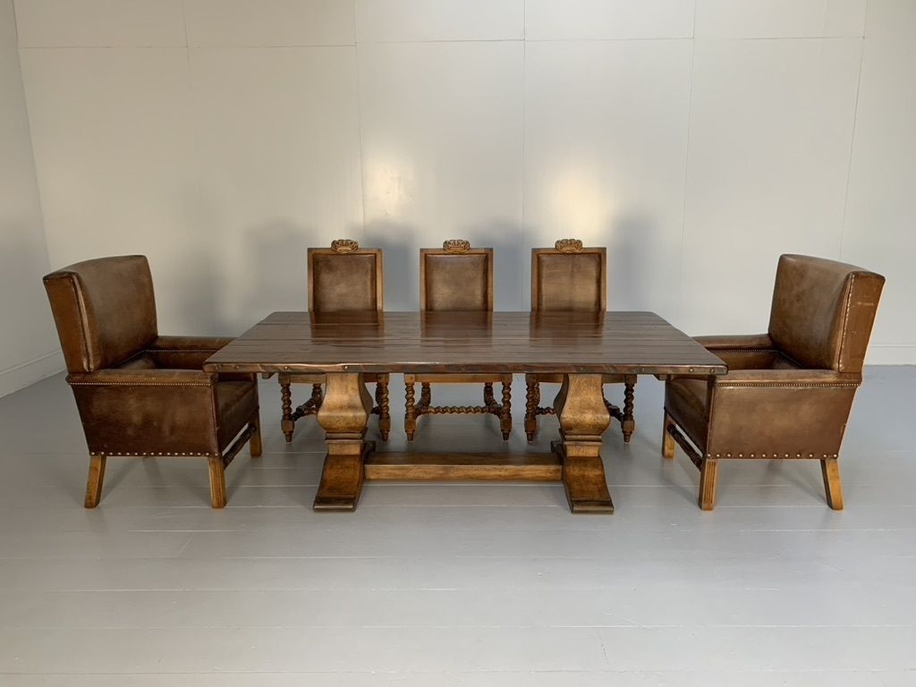 Ralph Lauren “Polo” Dining Table & 8 Chair Suite photo Furniture