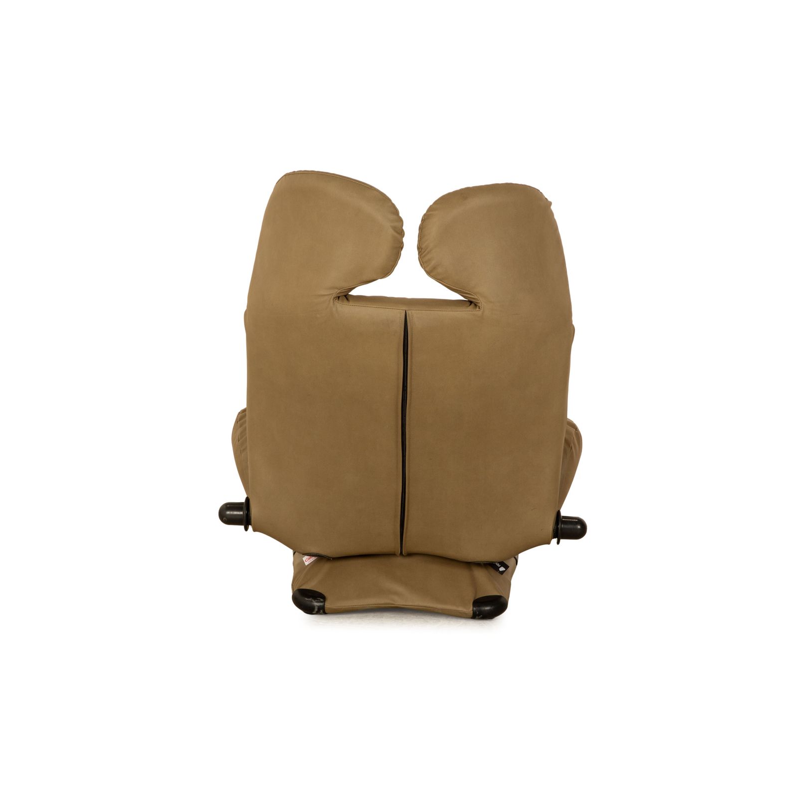 photo for sale Fauteuil Cassina Wink en tissu vert olive rouge, nouvelle housse en cuir vegan microfibre
