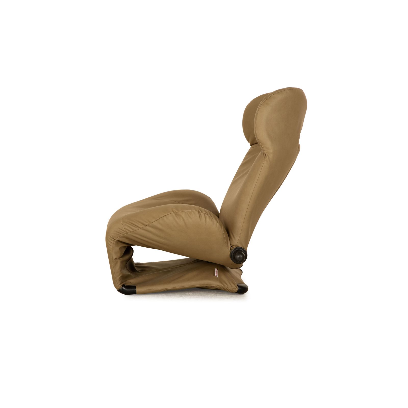 Meubels Cassina Wink Fauteuil Olijfgroen Rood Handmatige Functie Nieuwe Bekleding Vegan Leer Microvezel photo