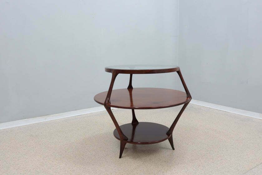 Pierluigi Giordani Occasional Round Coffee Table 1950s photo Furniture