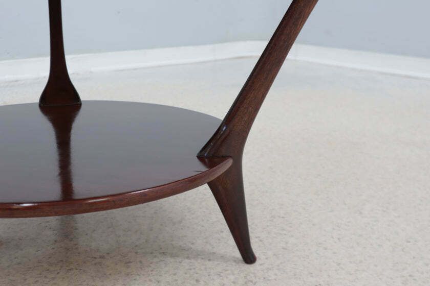 Furniture Pierluigi Giordani Occasional Round Coffee Table 1950s photo