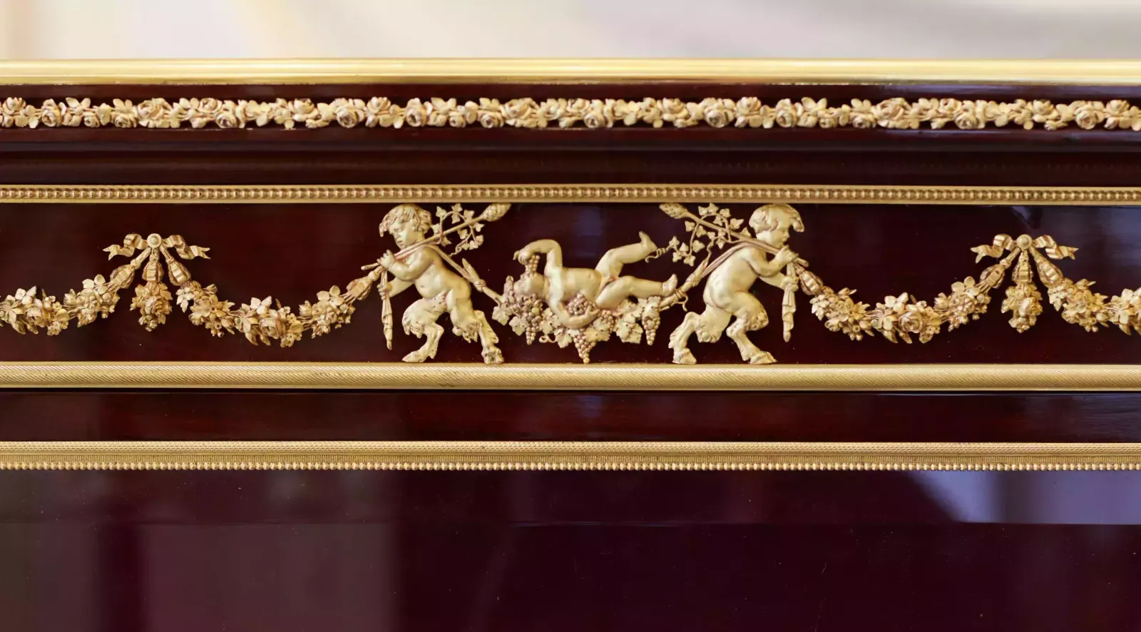 Showcase In Mahogany And Gilded Bronze In Sormani Style. France 19th Century. photo buy