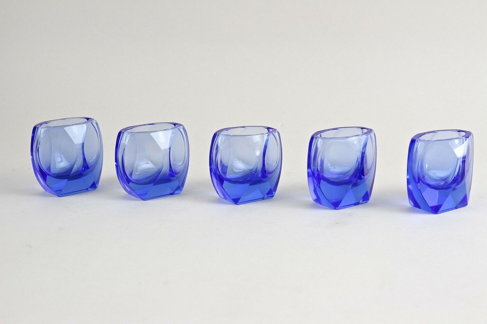 Home Decor 20th Century Art Deco Decanter Set/ Liquor Set With 5 Shot Glasses, Cz Circa 1920 photo