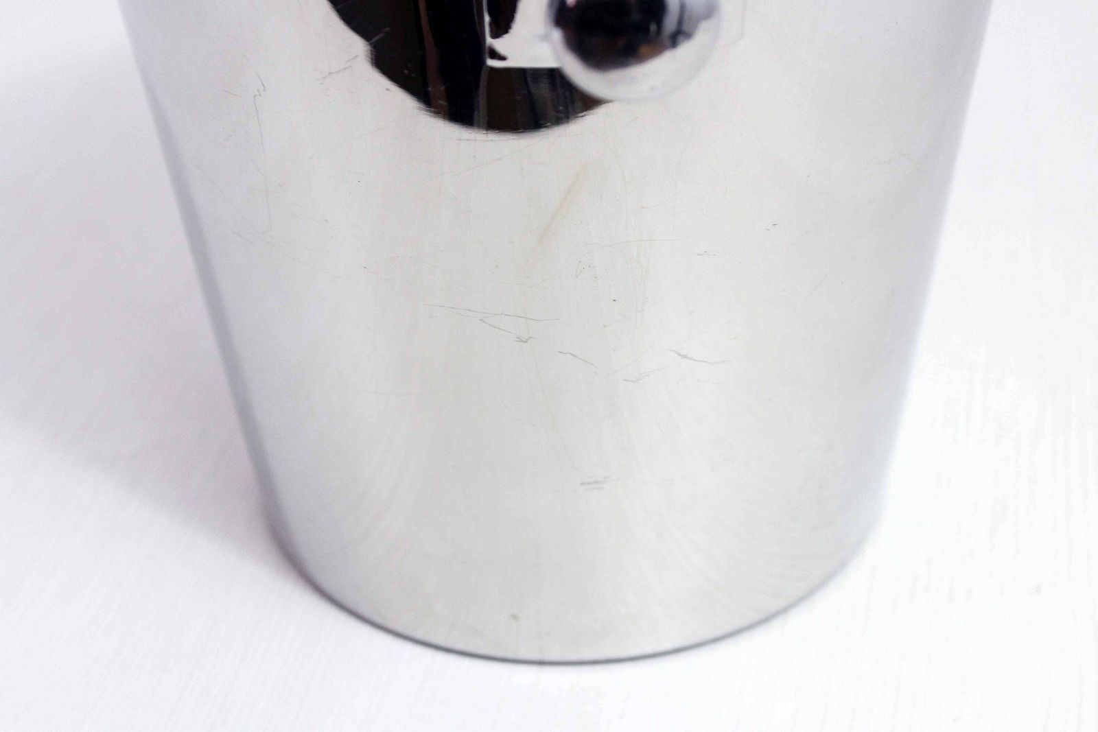 Stainless Steel Champagne Bucket Bouillet Boudelle Lyon 1980 photo vintage