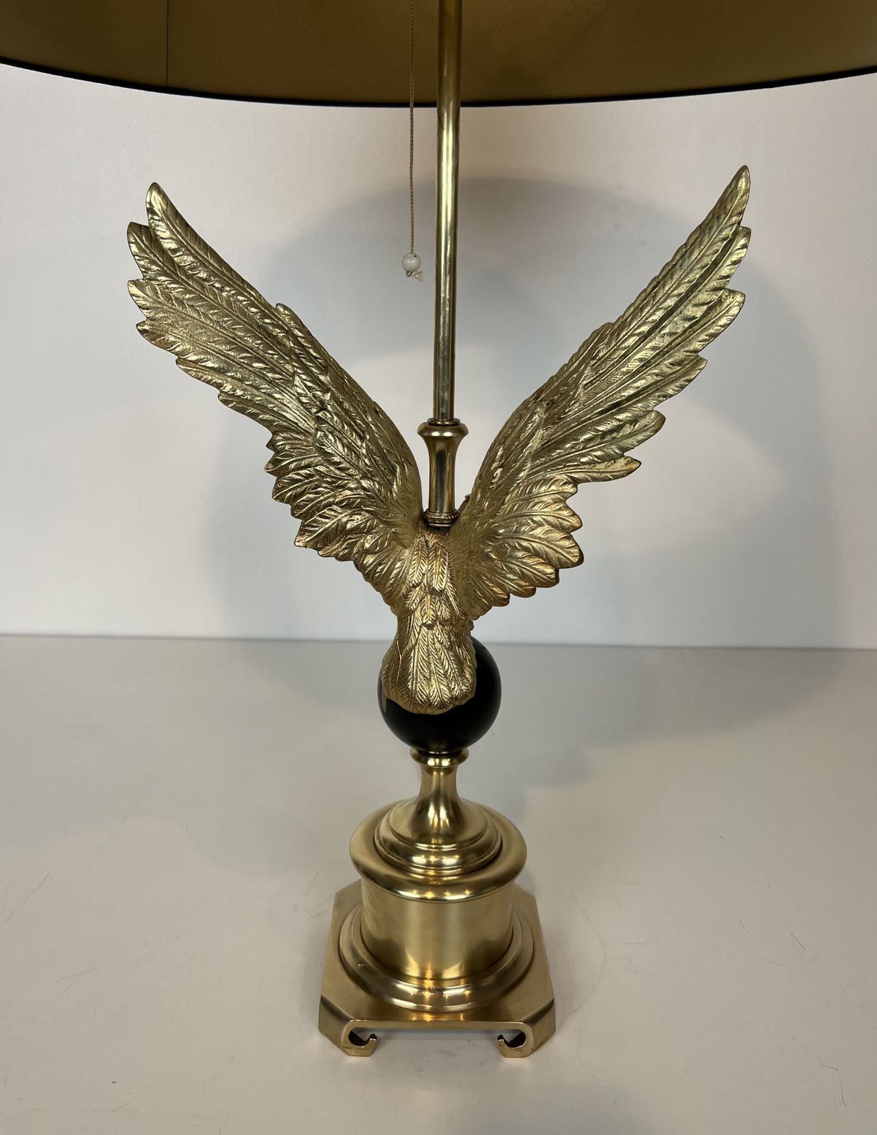photo for sale Royal Eagle Lamp In Bronze In The Taste Of Maison Charles