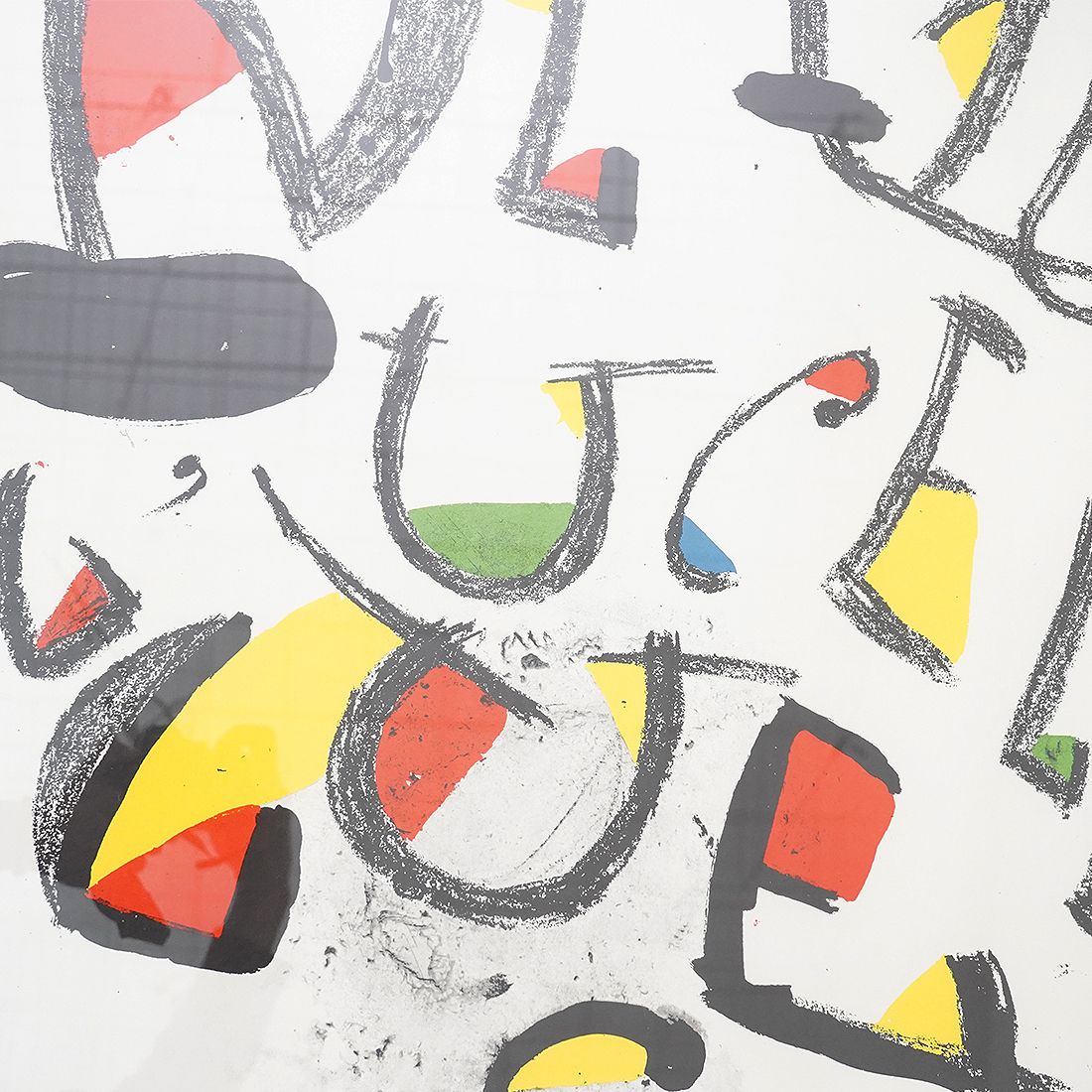 Poster “L’uccello Luce” By Joan Mirò For The Venice Biennale, 1981 photo vinterior