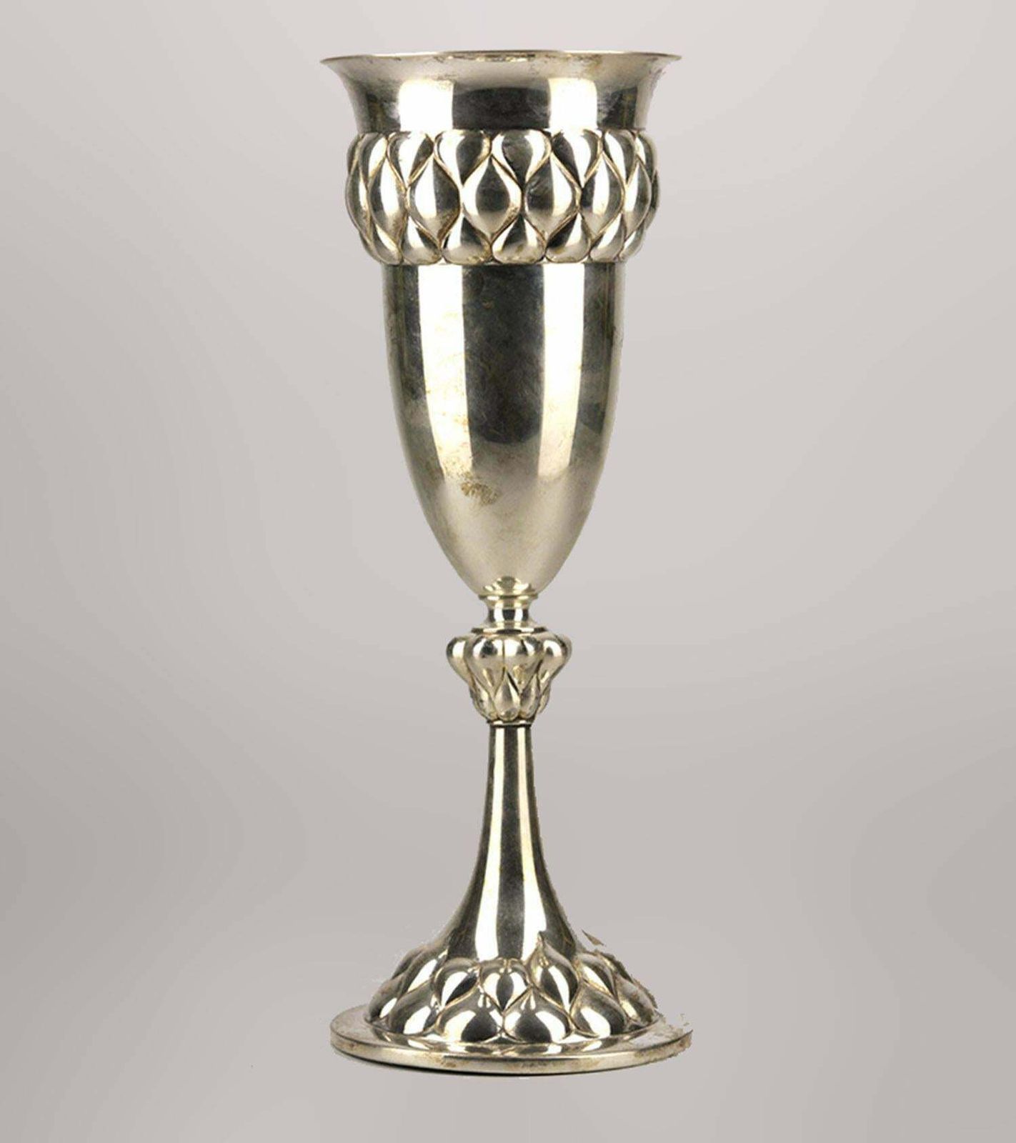 Jugendstil/Art Nouveau Silver Plated Chalice Shaped Presentation Trophy Vase By German Company Württembergische Metallwarenfabrik (Wmf) photo furniture