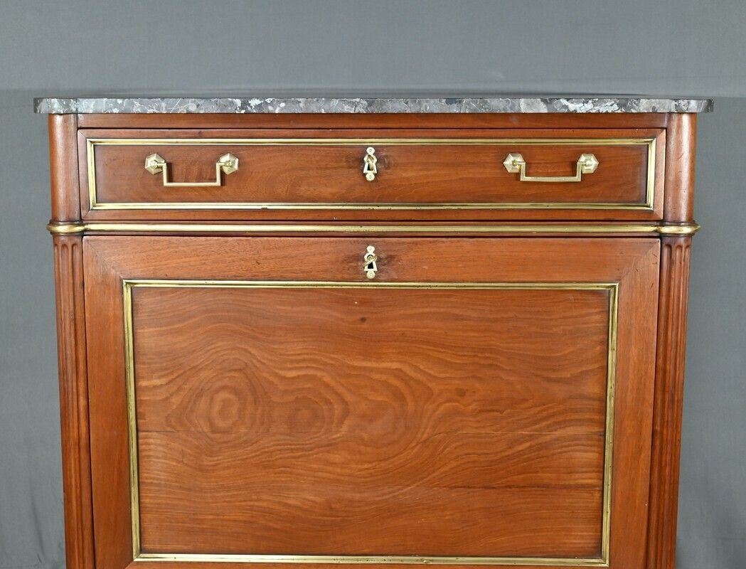 Mahogany Secretary, Louis XVI Period – Late 18th Century photo 4380.0