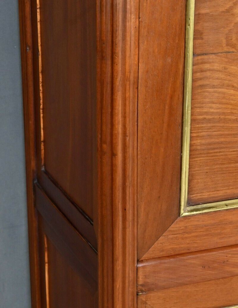 Furniture Mahogany Secretary, Louis XVI Period – Late 18th Century photo