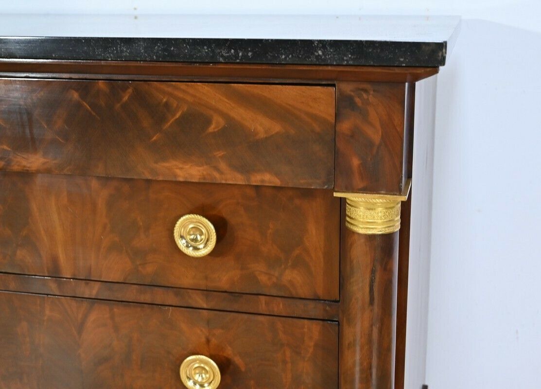 2845.0 Mahogany Chest Of Drawers, Empire Period – Early 19th Century photo