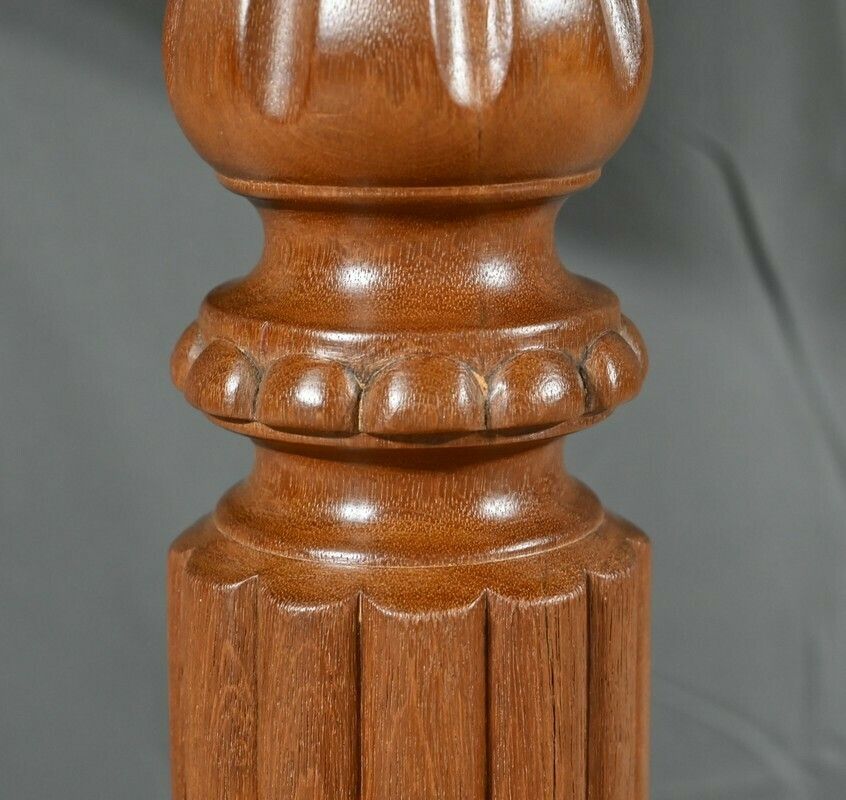 Furniture Oval Pedestal Table With Mahogany System, Louis Philippe Period – 1st Part 19th Century photo