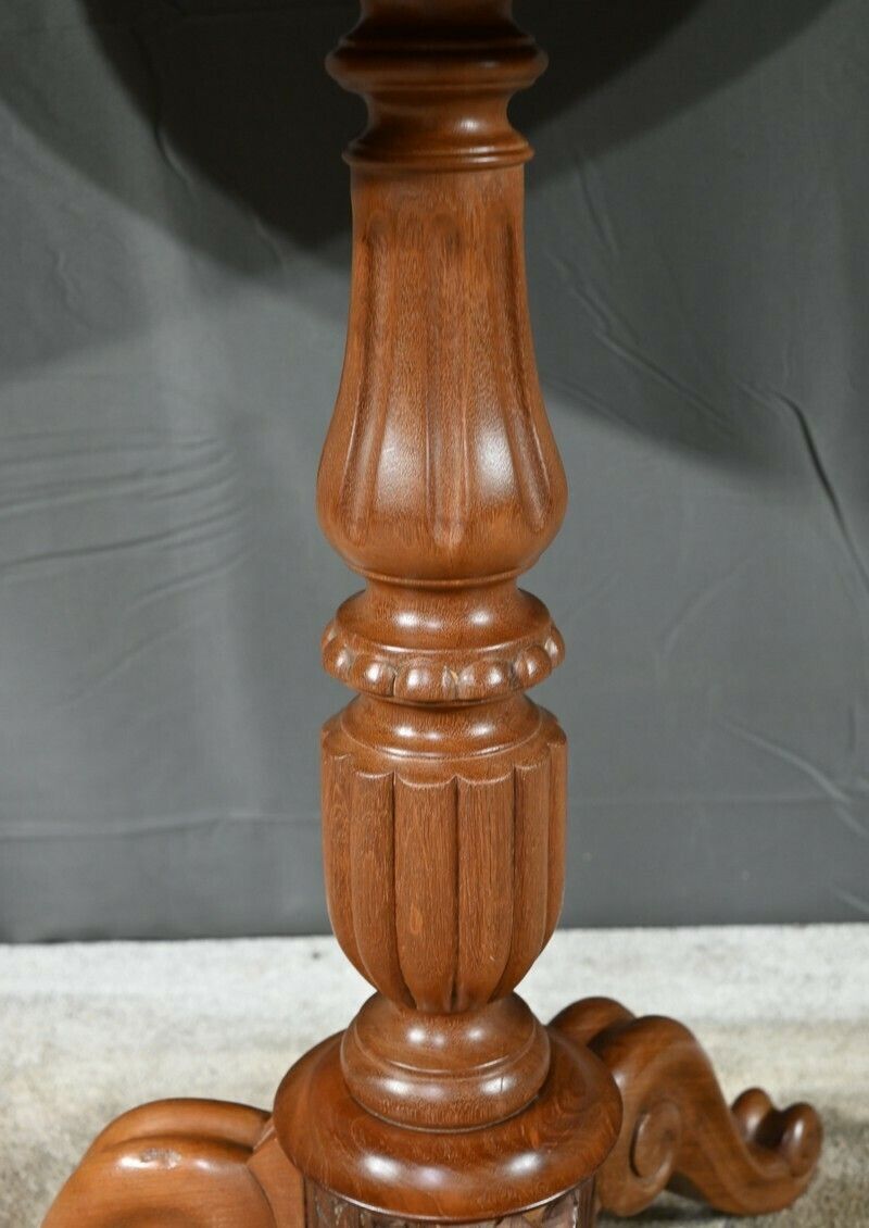 photo vinterior Oval Pedestal Table With Mahogany System, Louis Philippe Period – 1st Part 19th Century