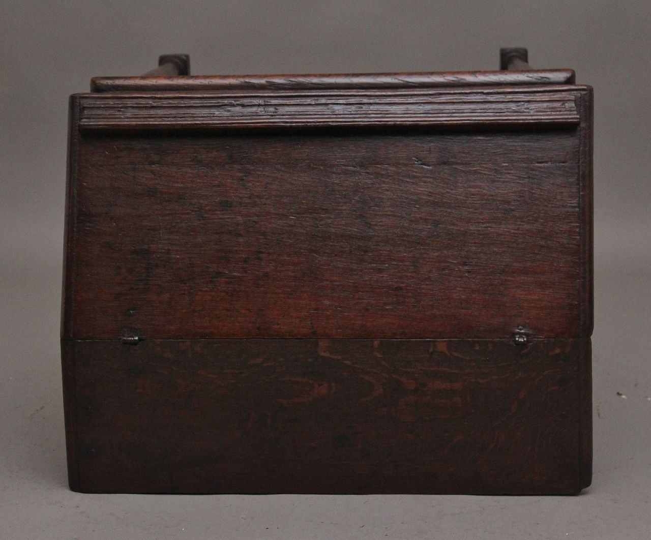 photo furniture 18th Century Oak Desk On Later Stand