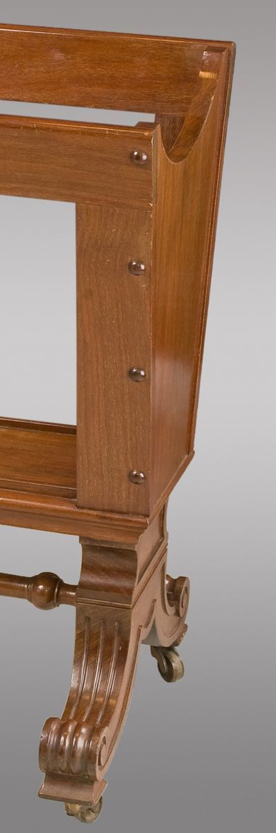 Antique English William IV Folio Stand, 1840s photo furniture