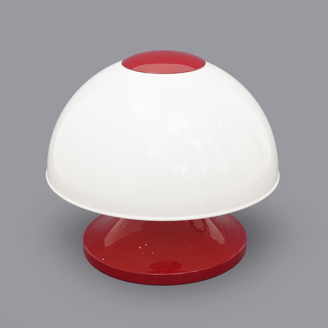 Red Mushroom Lamp, 1960s photo for sale