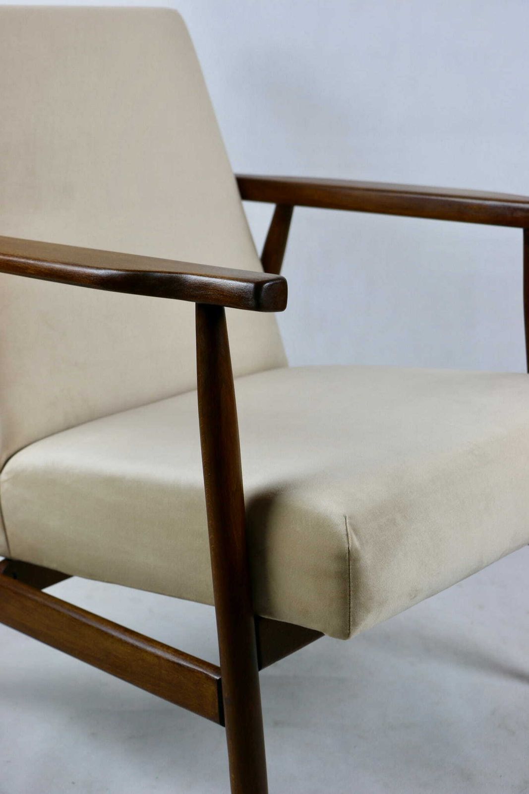 photo furniture Vintage Armchair, 1970s, Light   Beige Like Fox   2 Pieces Available