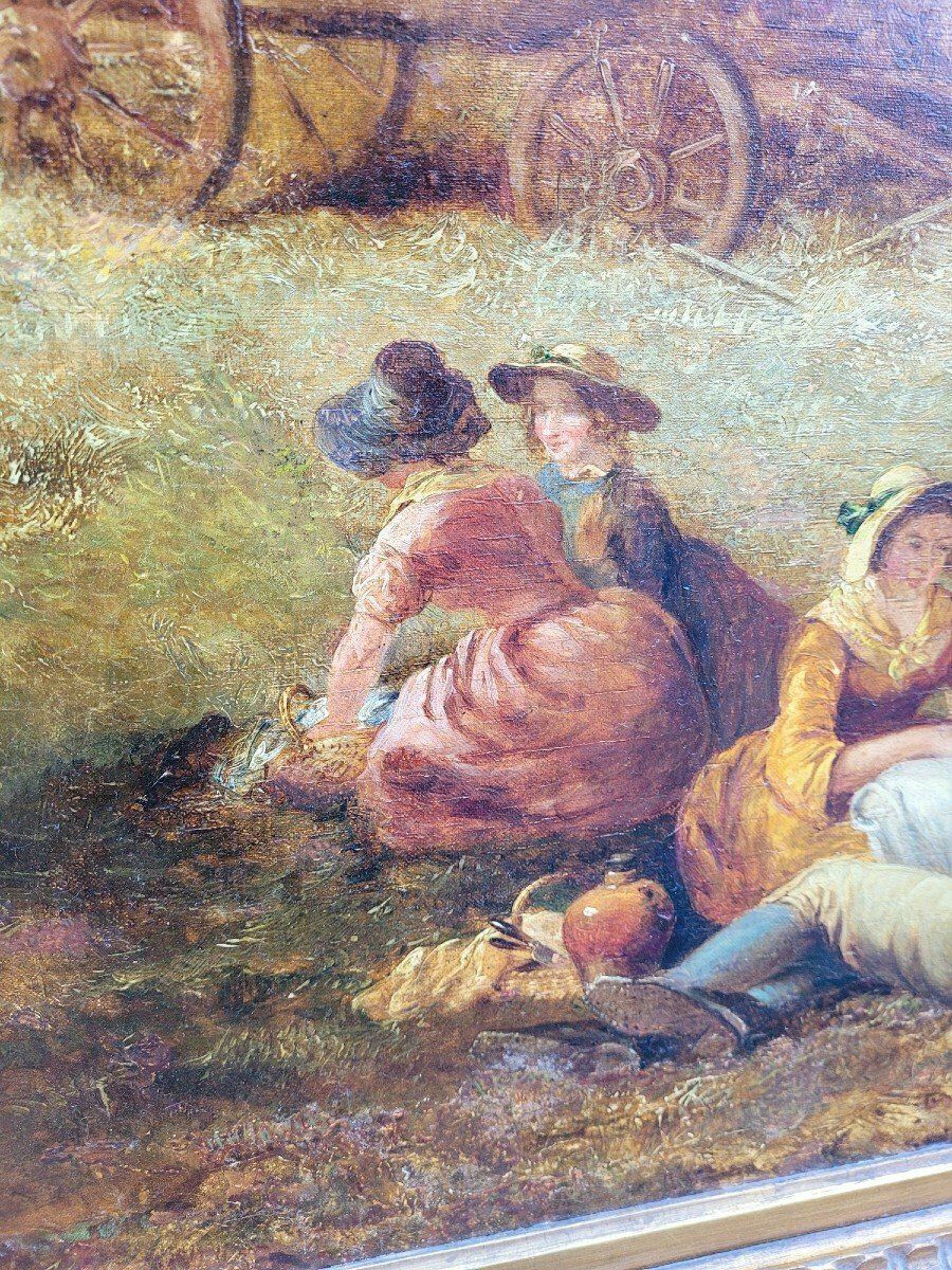 William I Shayer Senior, Harvest Picnic, Hst, 19th Century photo buy