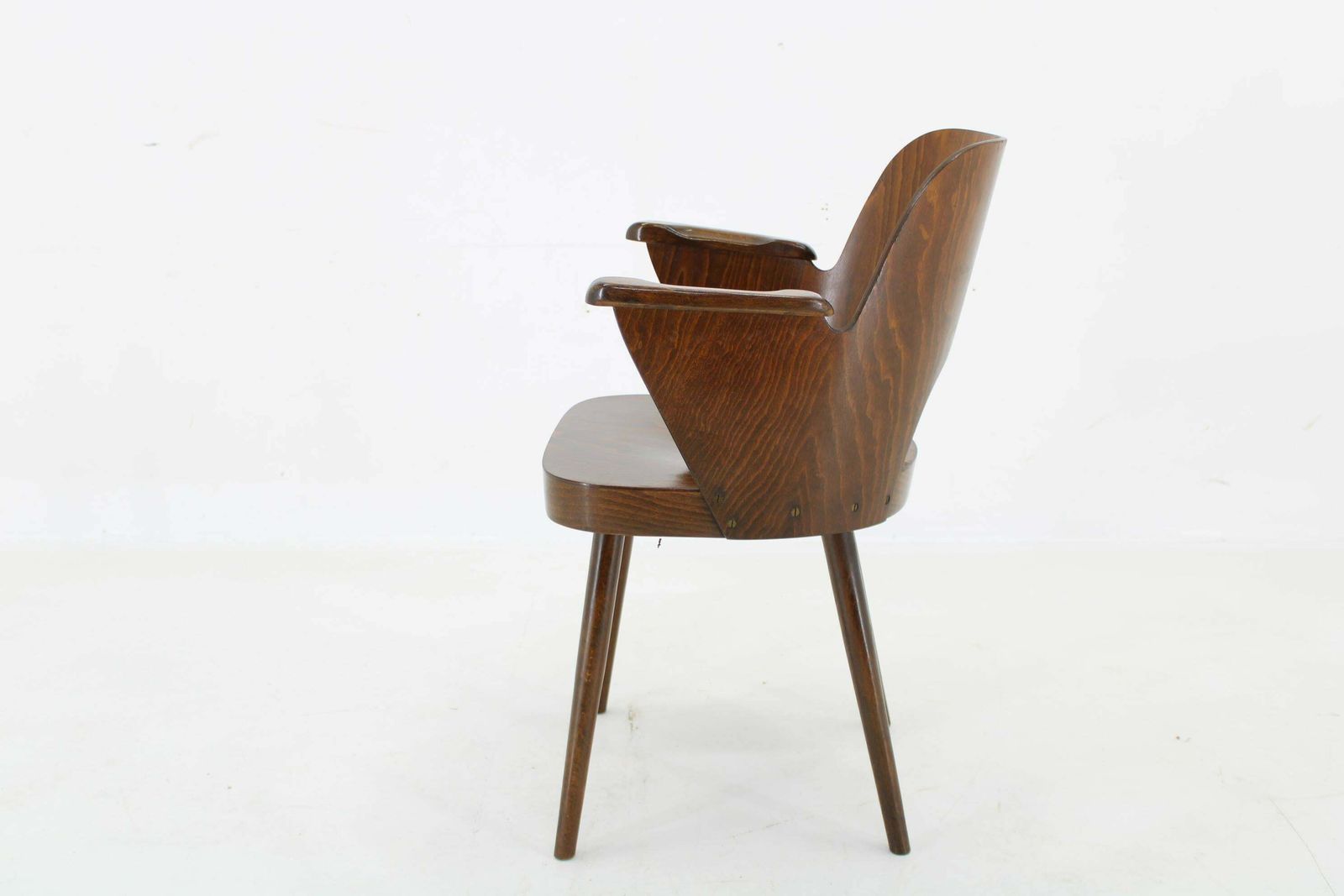 1960s Oswald Haerdtl Chair By Ton Czechoslovakia, Up To 10 Pieces photo for sale
