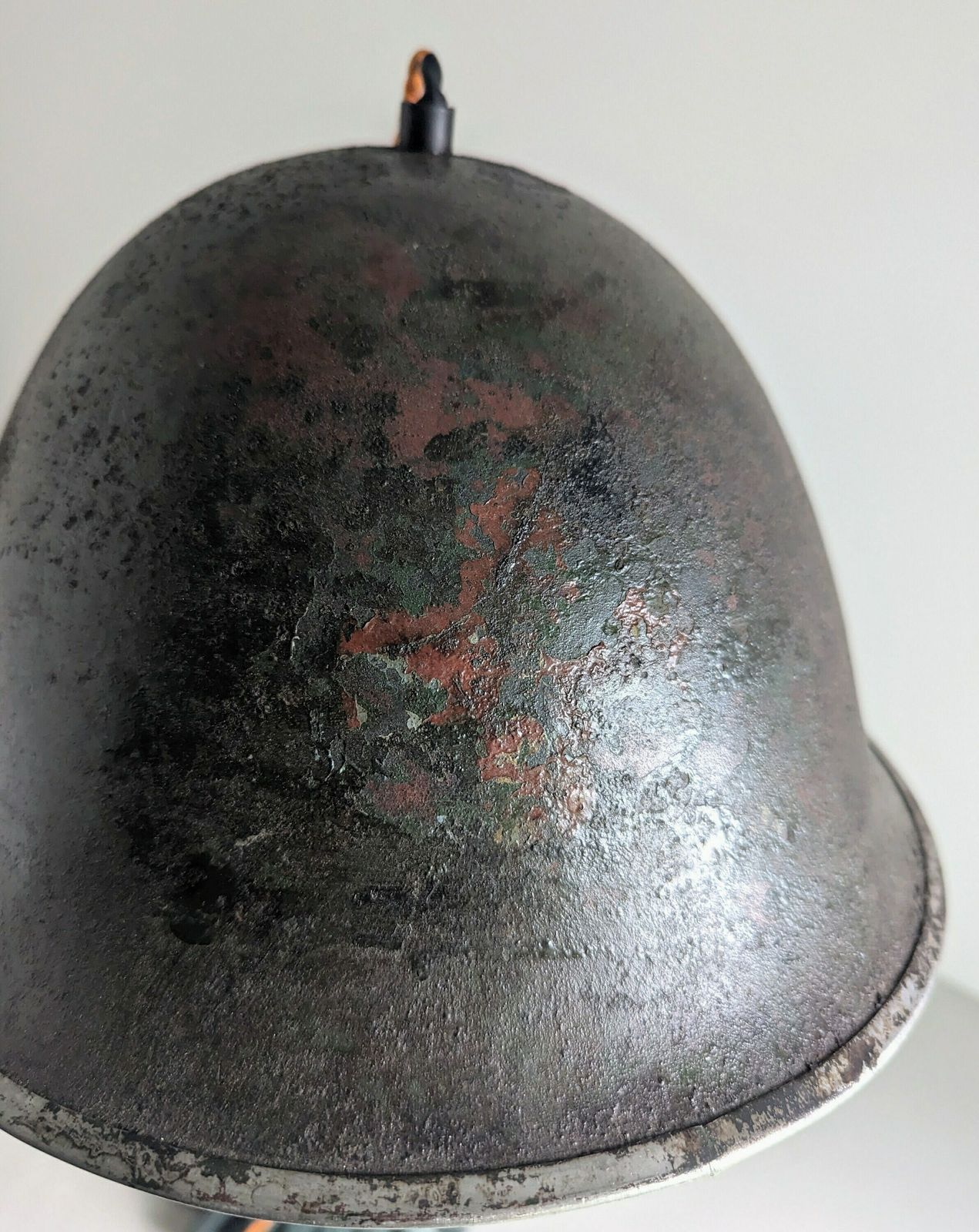 Bespoke War Relic Table Lamp Made Of Original British Mark III Medic Helmet photo Lighting