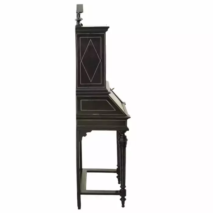 photo buy A Superb Italian Ebony And Ivory Cabinet From The Late 19th Century.