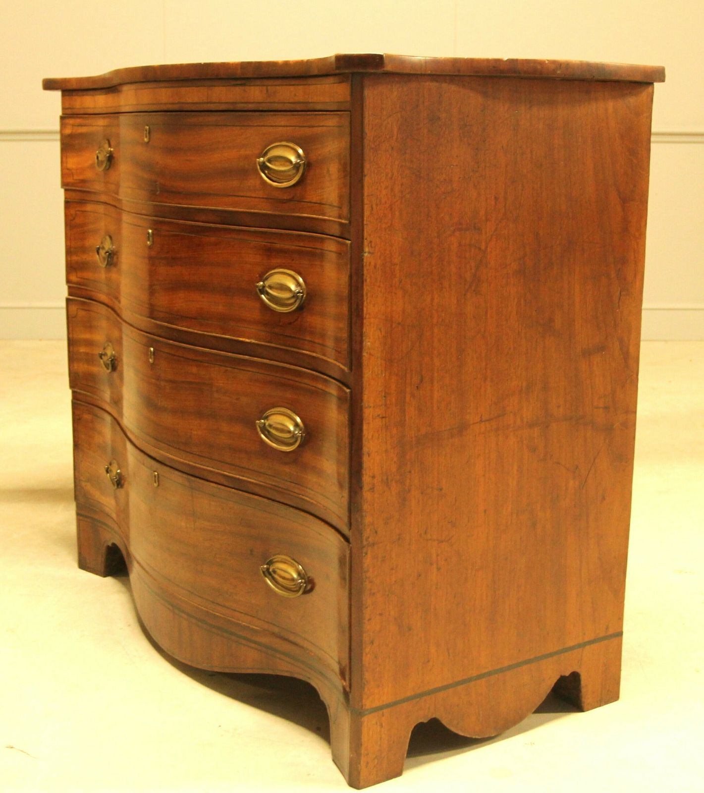 George III Serpentine Chest Of Drawers photo buy
