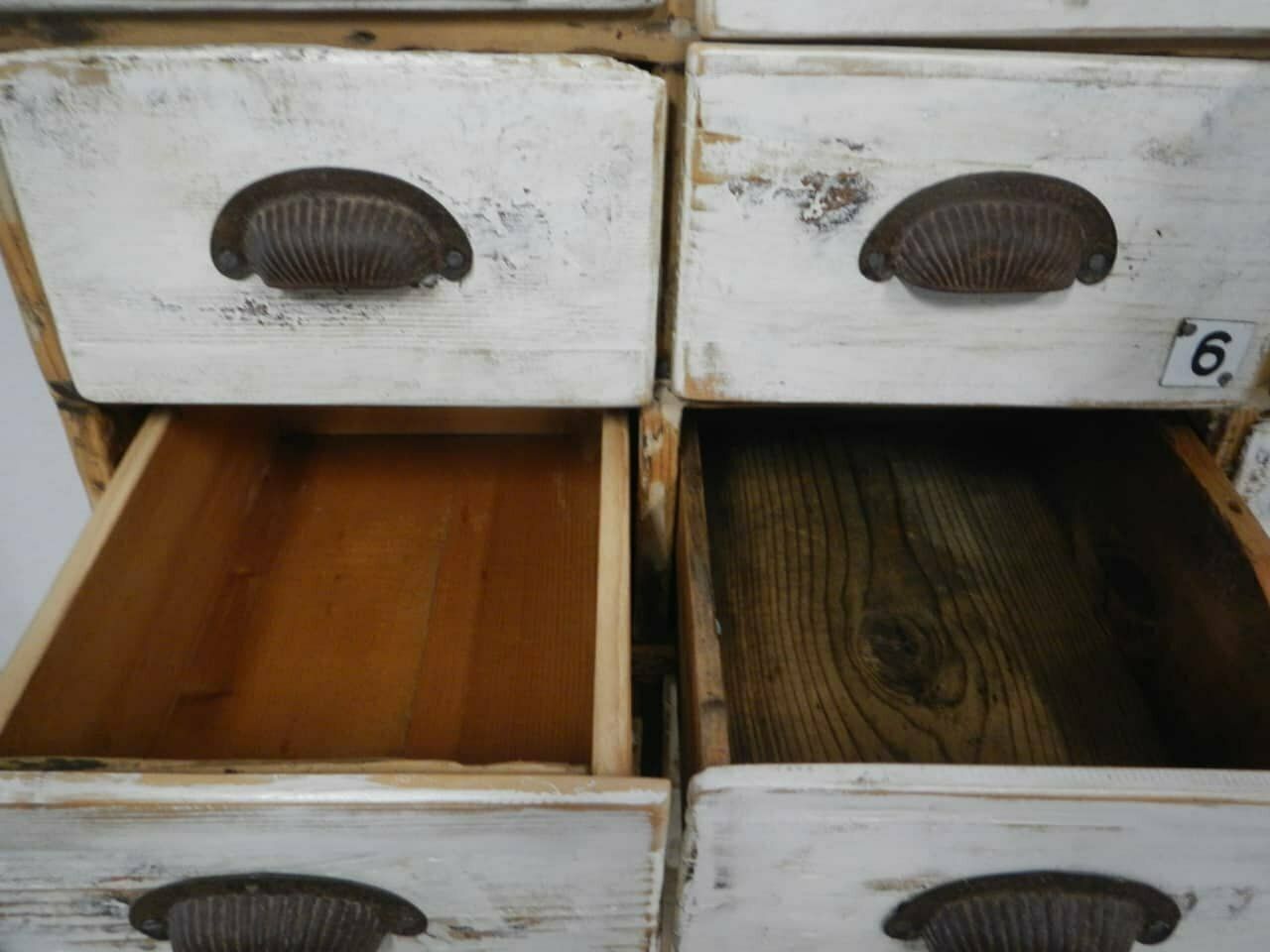 Furniture Brown Haberdashery Chest Of Drawers, 1950s photo