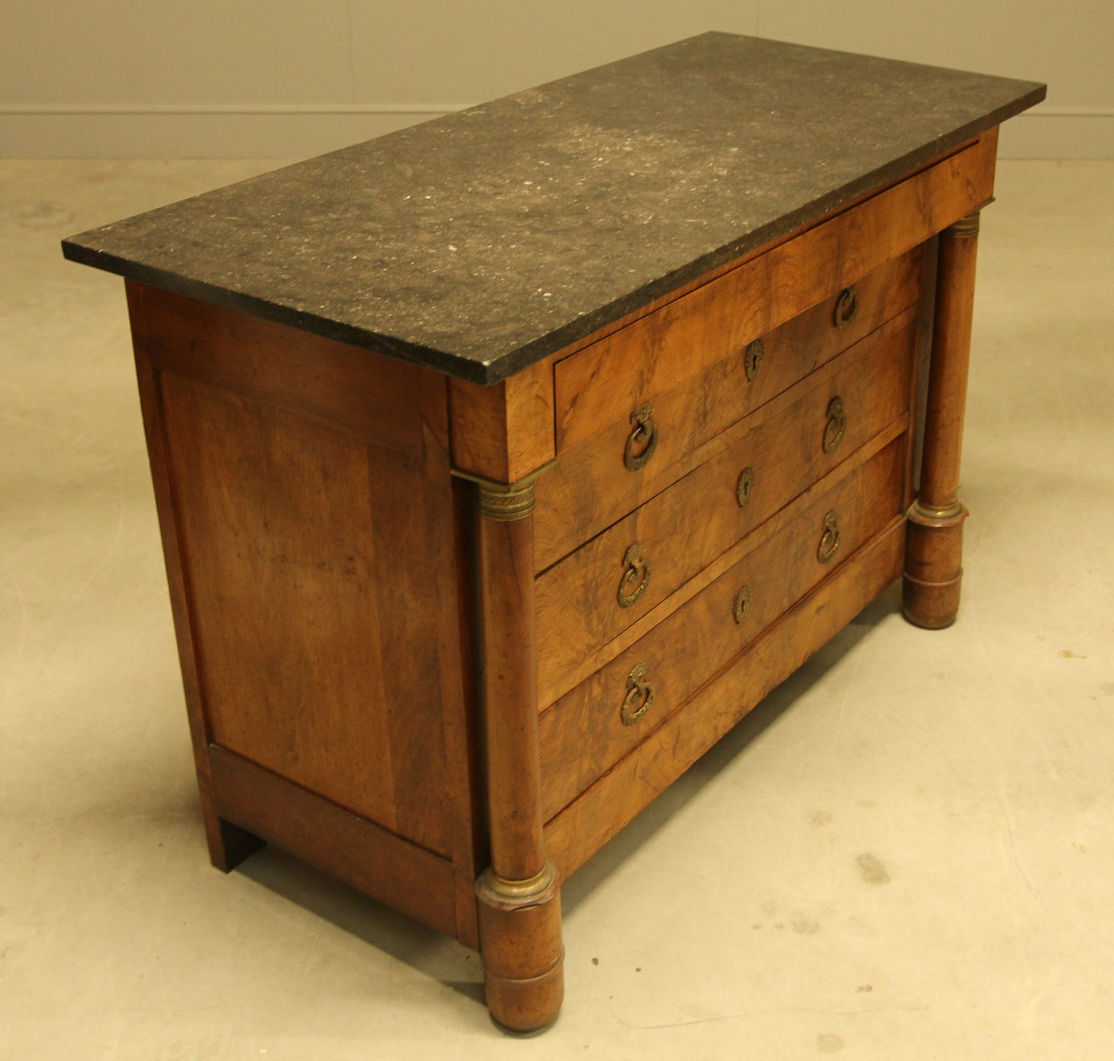 19th Century French Empire Style Commode photo vintage