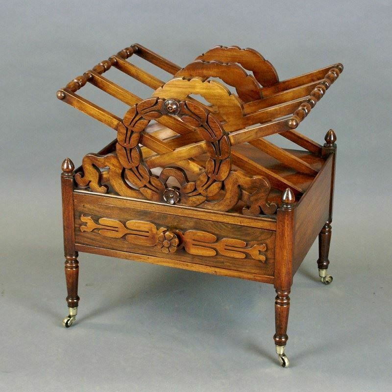 A Regency Rosewood Canterbury In The Manner Of J C Loudon photo furniture