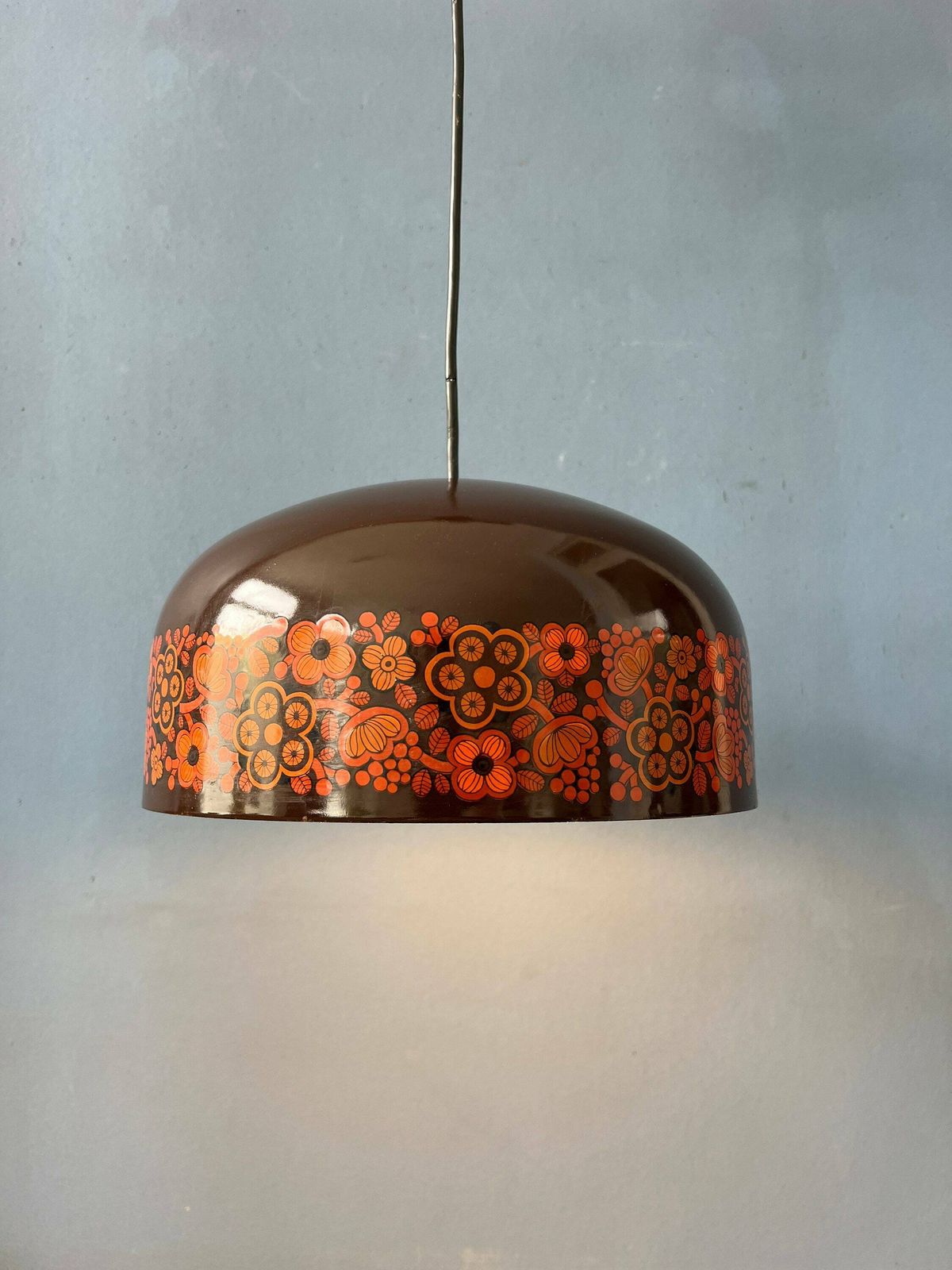 Mid Century Brown Arabia Pendant Lamp By Kaj Franck For Fog & Morup photo furniture