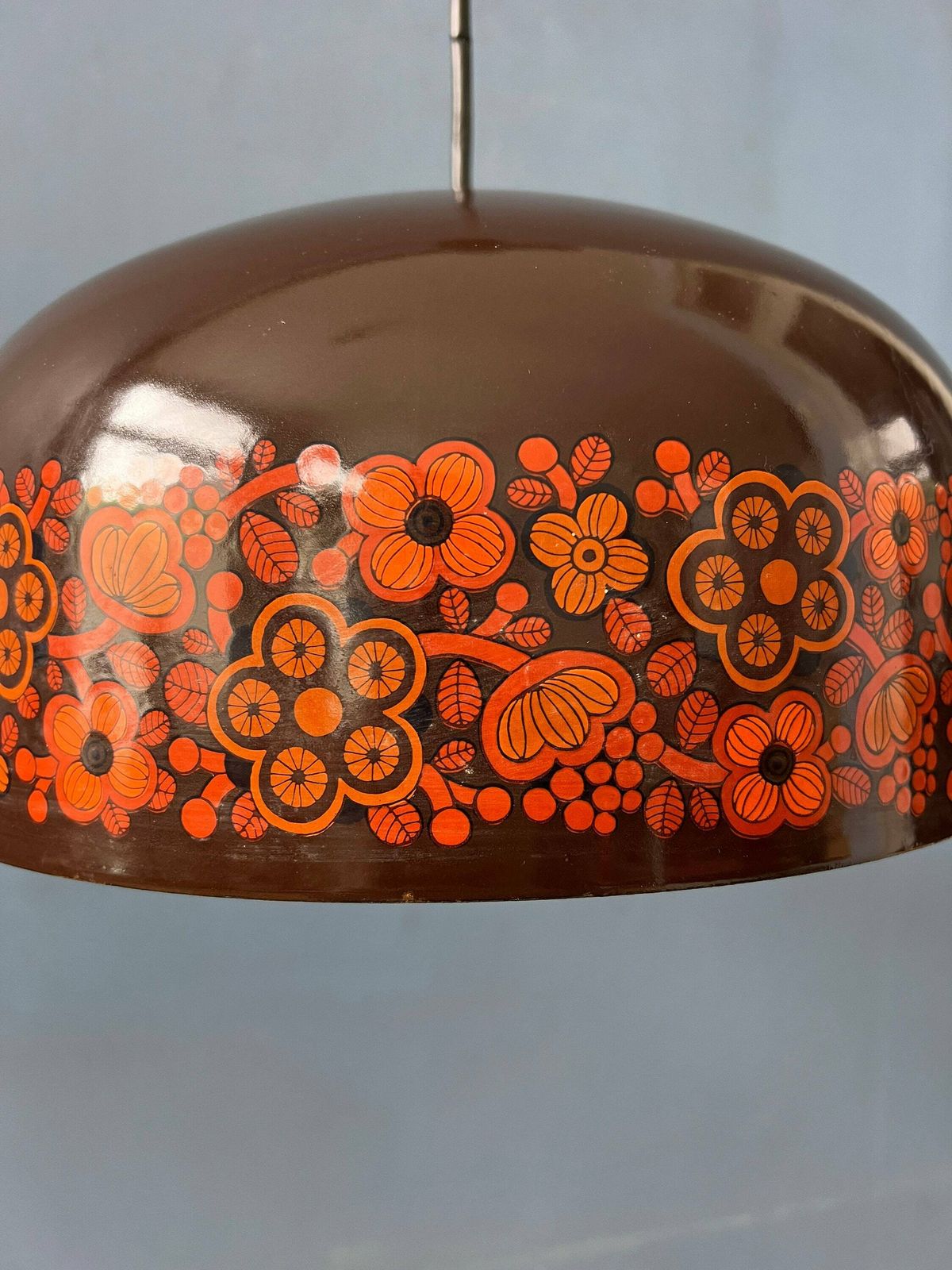 Mid Century Brown Arabia Pendant Lamp By Kaj Franck For Fog & Morup photo buy