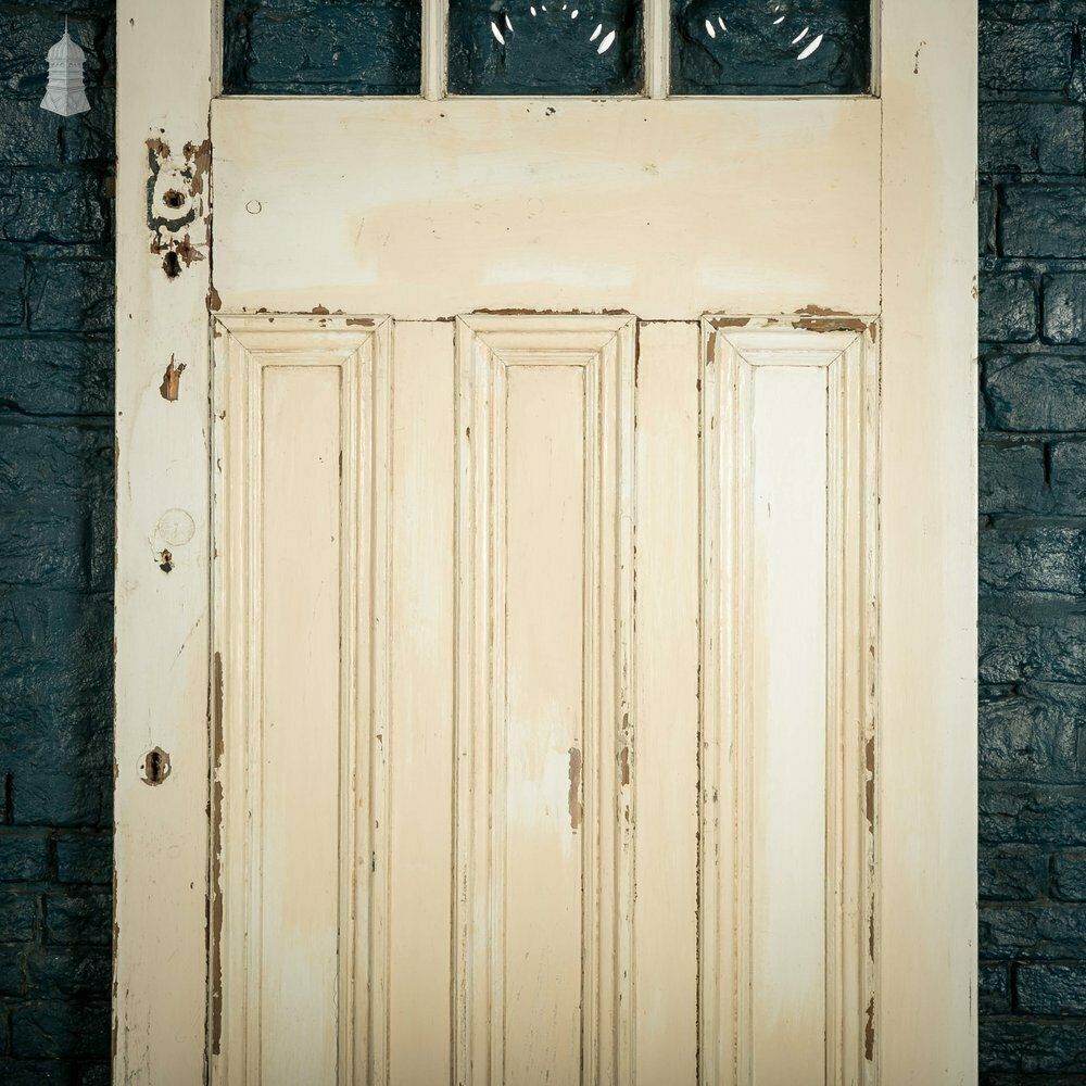 Half Glazed Door, 1930's Style With Bullseye Glass. photo vintage