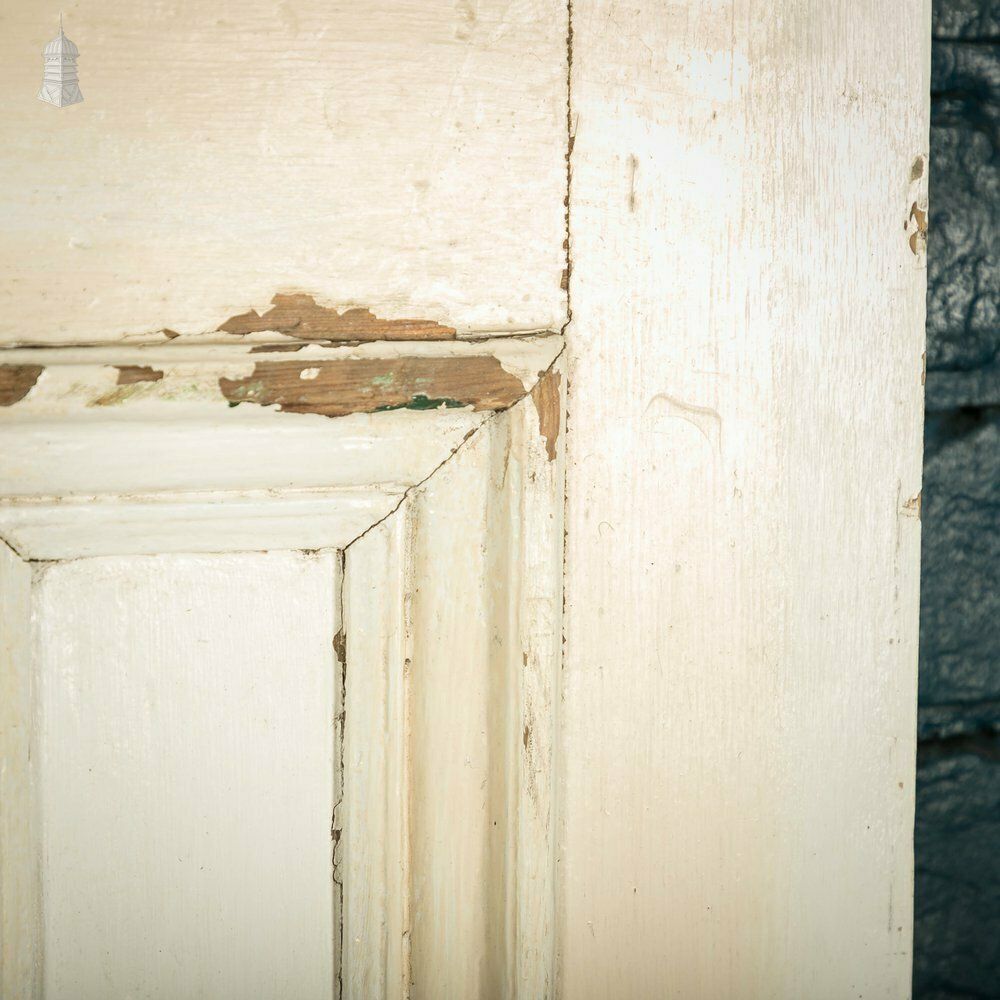 Home Fixtures Half Glazed Door, 1930's Style With Bullseye Glass. photo