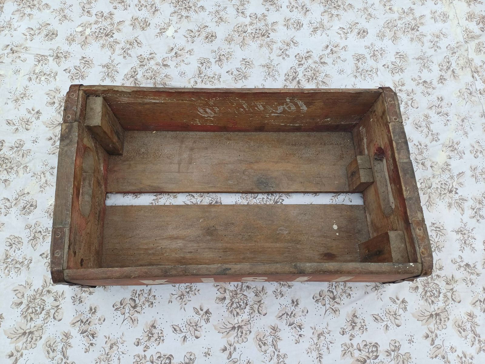 Coca Cola Wooden Crate: Kisii, 1950s photo furniture