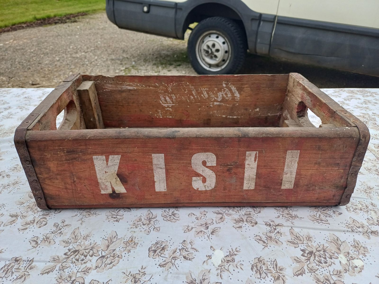 Coca Cola Wooden Crate: Kisii, 1950s photo 189.0