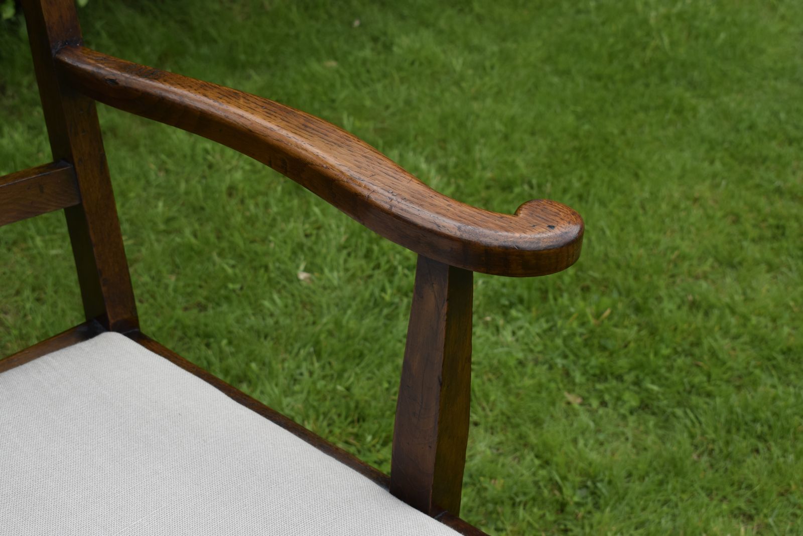 photo vinterior Pair Of Oak Arts & Crafts Armchairs